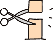 無駄をカットする様子