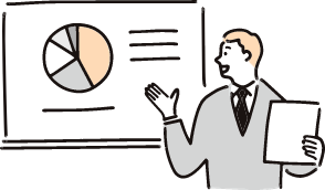 説明する人